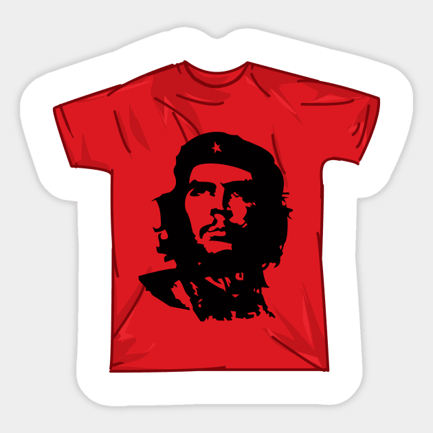 Che Guevara Inception Sticker by dumbshirts